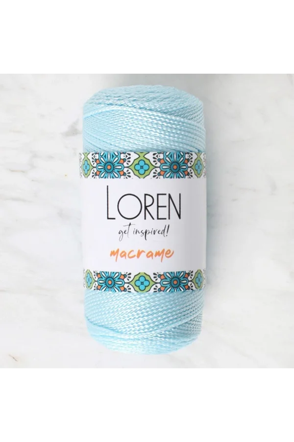Loren Macrame Bebe Mavi El Örgü İpi - RM 0221 - 34354
