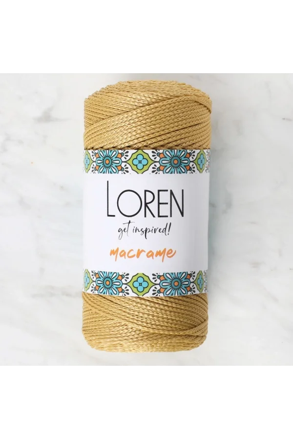 Loren Macrame Gold El Örgü İpi - RM 050 - 34329