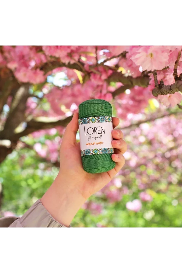 Loren Macrame Krem El Örgü İpi - RM 010 - 34325