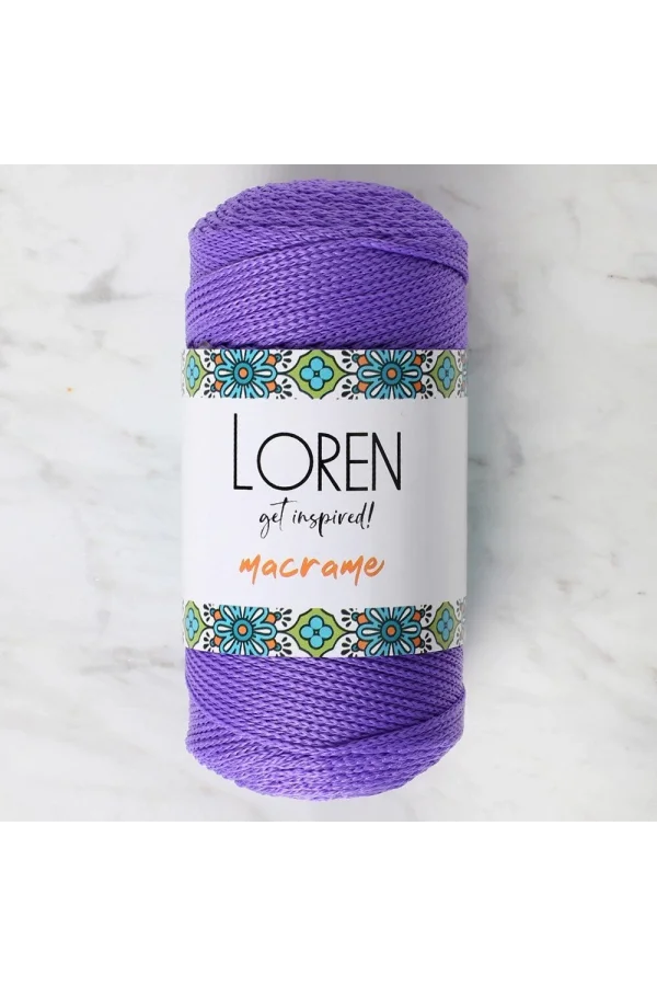Loren Macrame Mor El Örgü İpi - RM 0141 - 34346