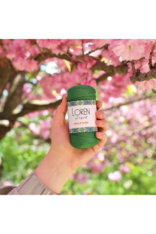 Loren Macrame Mor El Örgü İpi - RM 0141 - 34346