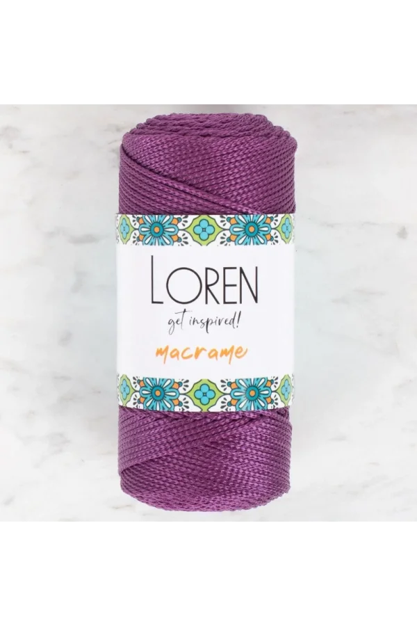 Loren Macrame Mor El Örgü İpi - RM 0160 - 34347