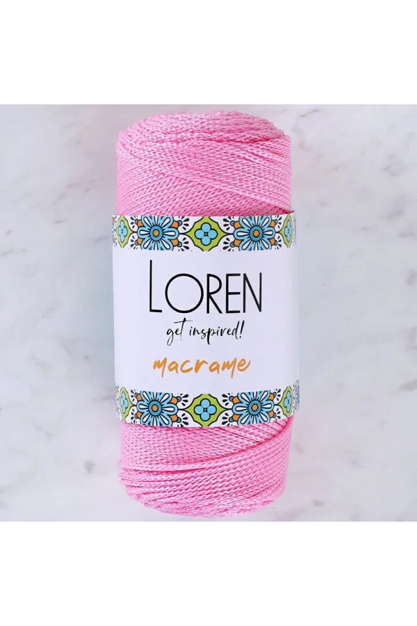 Loren Macrame Pembe El Örgü İpi - RM 074 - 34332
