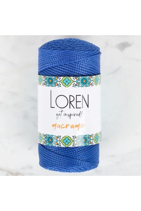 Loren Macrame Saks Mavi El Örgü İpi - RM 0252 - 34352