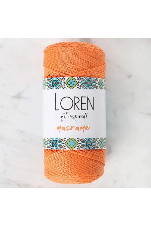 Loren Macrame Turuncu El Örgü İpi - RM 0125 - 34335