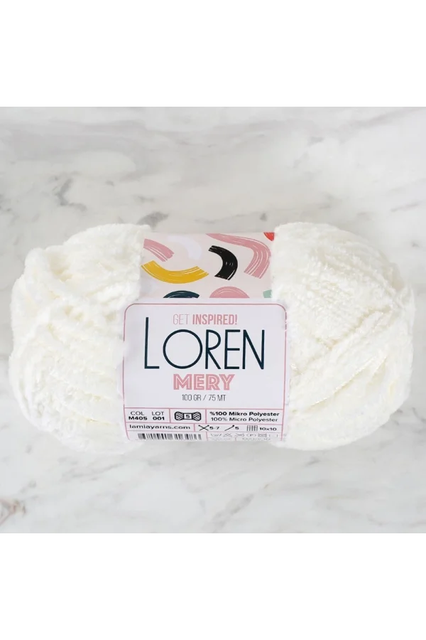 Loren Mery Krem El Örgü İpi - M405 - 34312