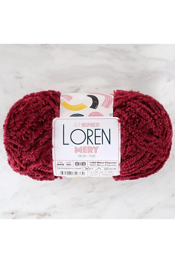 Loren Mery Mürdüm El Örgü İpi - M418