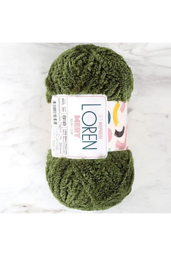 Loren Mery Yeşil El Örgü İpi - M415