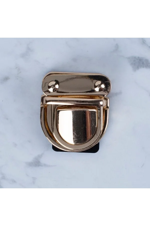 Loren Metal Çanta Kilidi Büyük Sarı