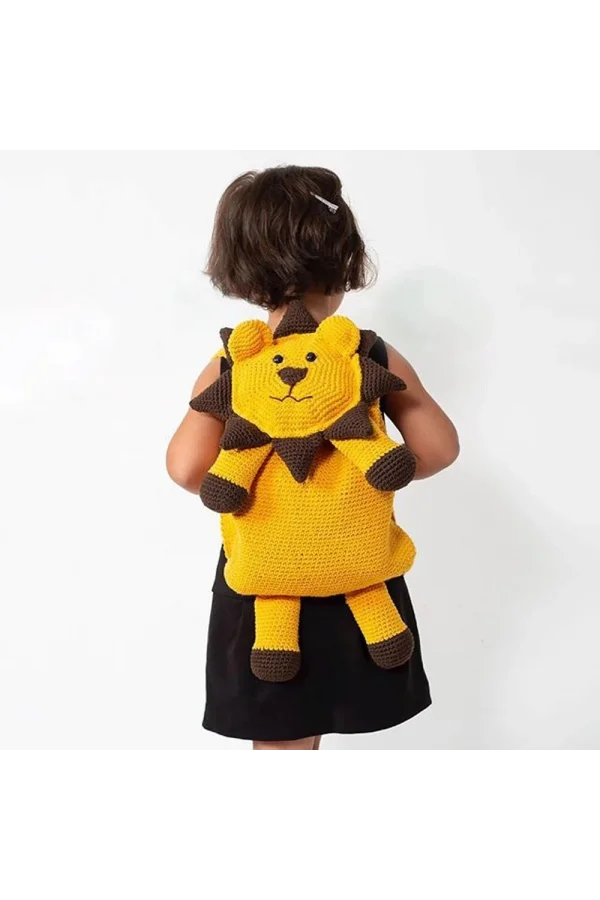 Loren Natural Cotton Mor El Örgü İpi - R093