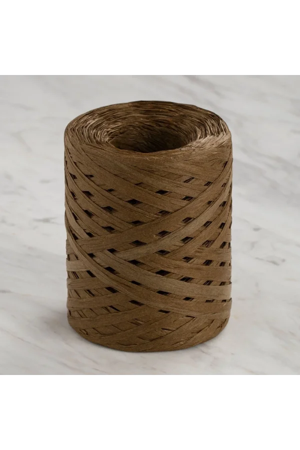 Loren Natural Raffia 90 gr Haki Yeşil Kağıt İp - 8
