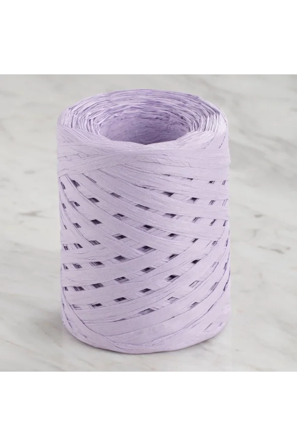 Loren Natural Raffia 90 gr Lila Kağıt İp - 37