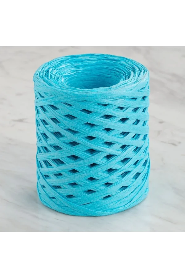 Loren Natural Raffia 90 gr Turkuaz Kağıt İp - 20
