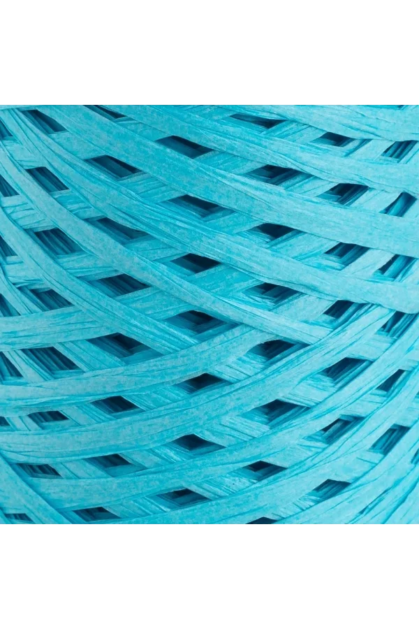 Loren Natural Raffia 90 gr Turkuaz Kağıt İp - 20
