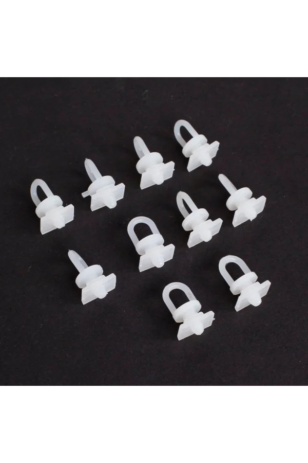 Loren Perde Düğmesi 10 adet Dikdörtgen Tabanlı