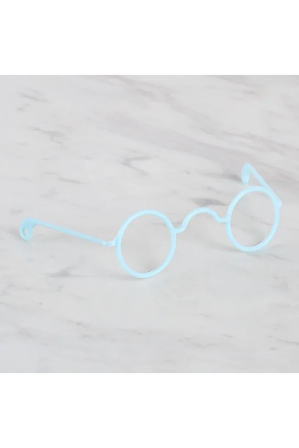 Loren Plastik Amigurumi Gözlük Mavi