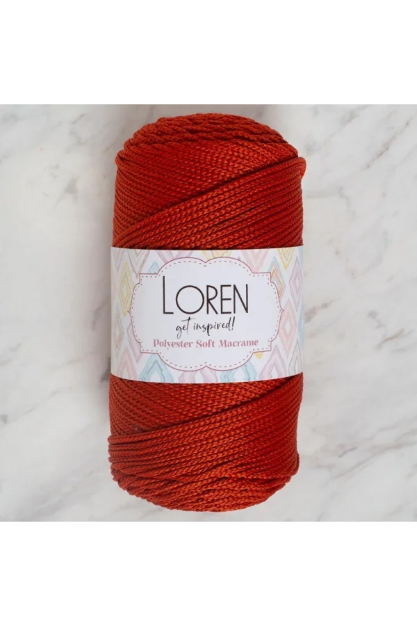 Loren Polyester Soft Macrame Tarçın El Örgü İpi - LM012 - 34431