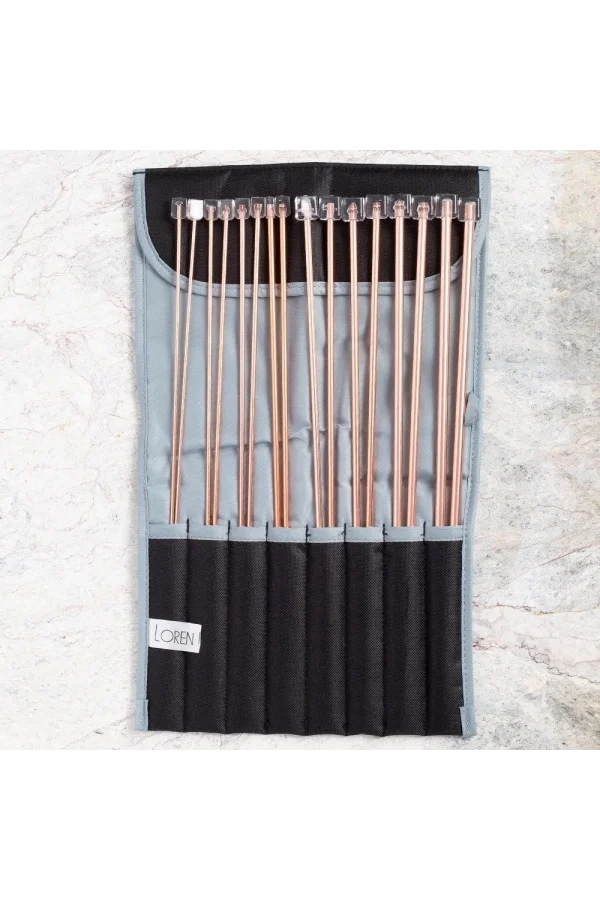 Loren Rose 35cm Örgü Şişi Seti