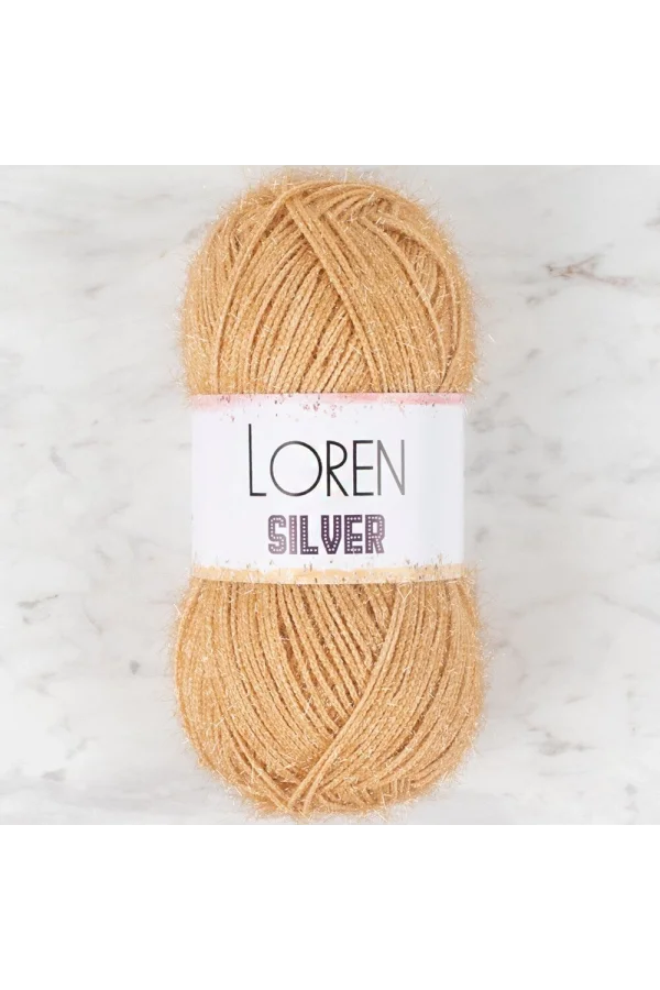 Loren Silver Bej El Örgü İpi - RS00100 - 34095