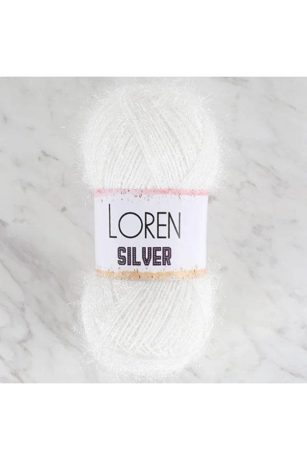 Loren Silver Ekru El Örgü İpi - RS-EKRU - 34069