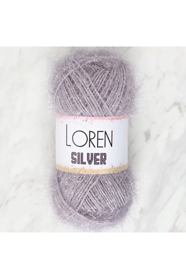 Loren Silver Gri El Örgü İpi - RS0006 - 34097