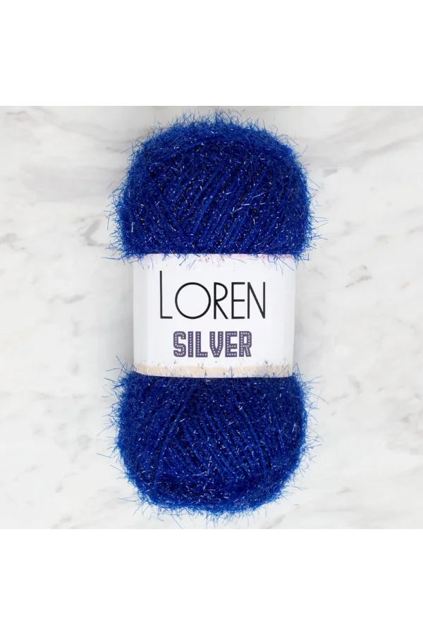 Loren Silver Saks Mavisi El Örgü İpi - RS0004 - 34092
