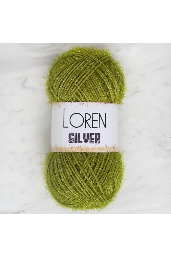 Loren Silver Yeşil El Örgü İpi - RS0044 - 34100