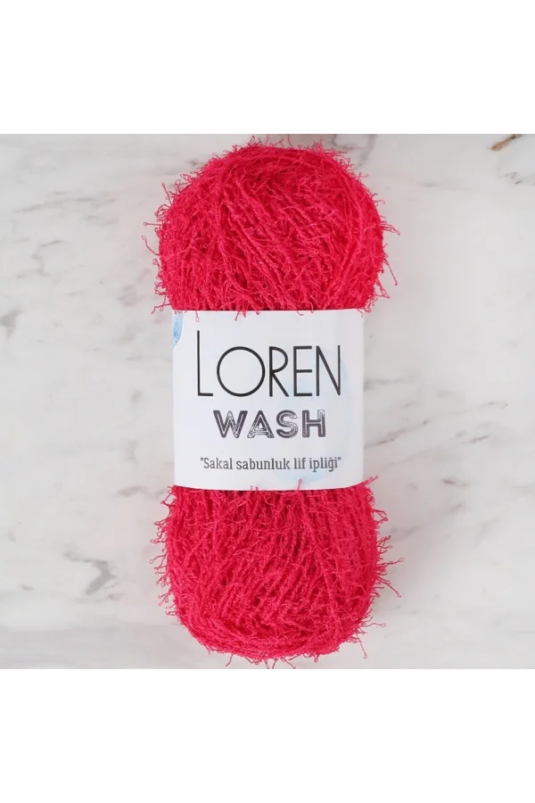 Loren Wash Fuşya El Örgü İpi - R095 - 34026