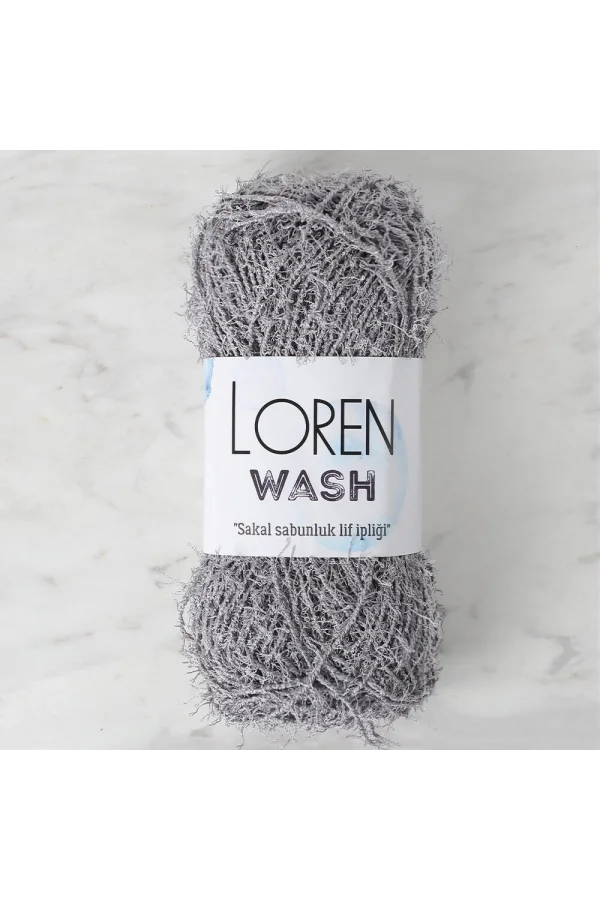 Loren Wash Gri El Örgü İpi - R082 - 34018