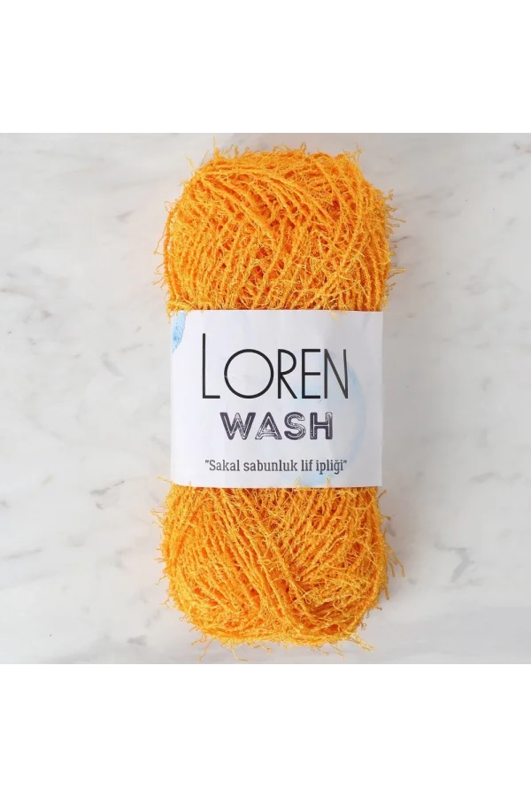 Loren Wash Turuncu El Örgü İpi - R096 - 34038