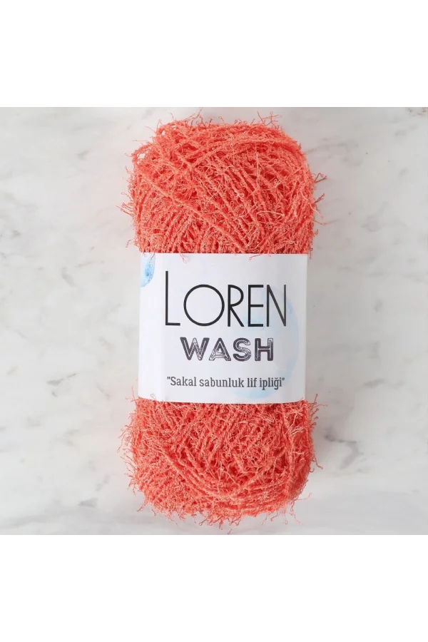 Loren Wash Turuncu El Örgü İpi - R097 - 34025