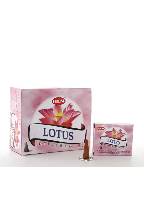 Lotus Aromalı Konik Tütsü