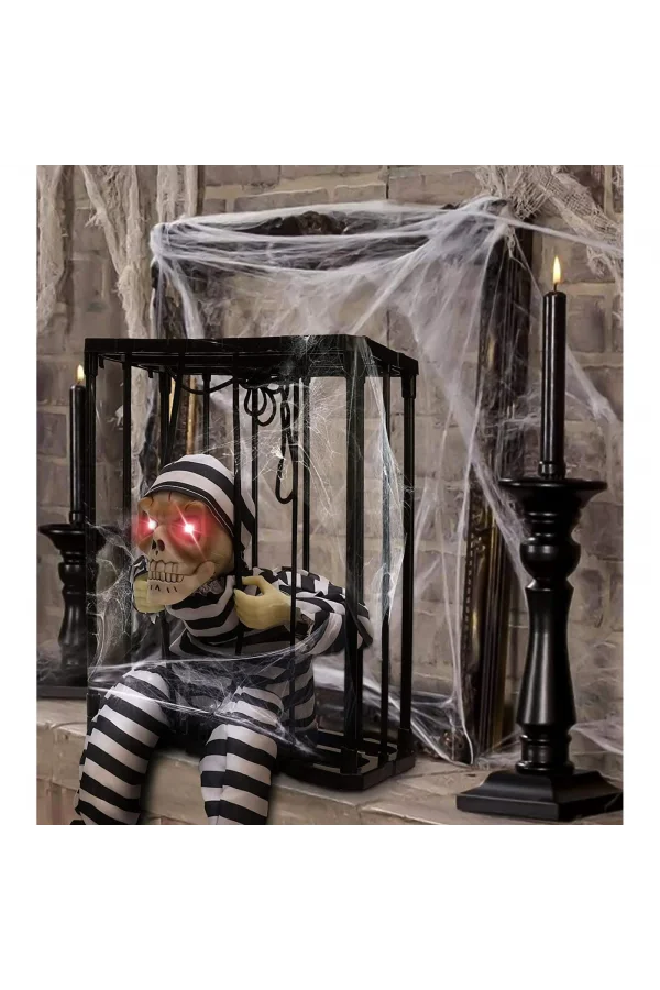 MAHKUM GÖRÜNÜMLÜ KURU KAFA İSKELET