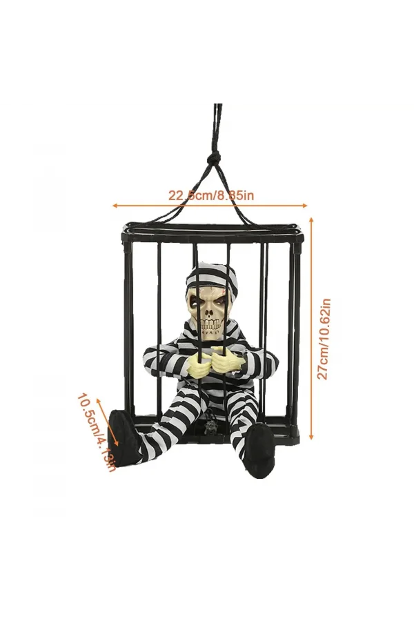 MAHKUM GÖRÜNÜMLÜ KURU KAFA İSKELET