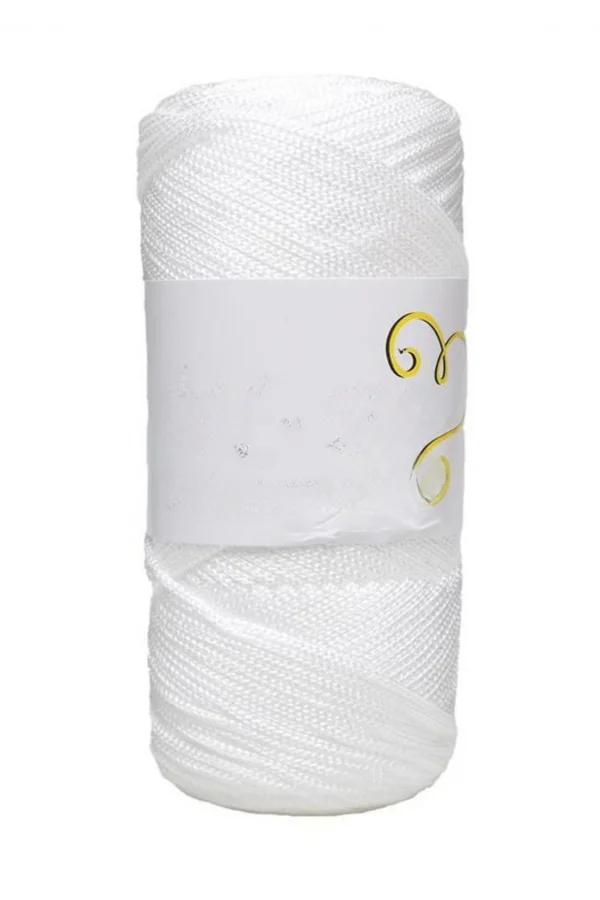 Makrome İpi 3mm Polyester Beyaz