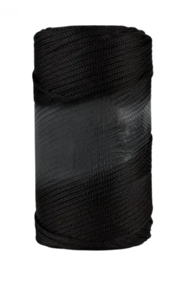 Makrome İpi 3mm Polyester Siyah
