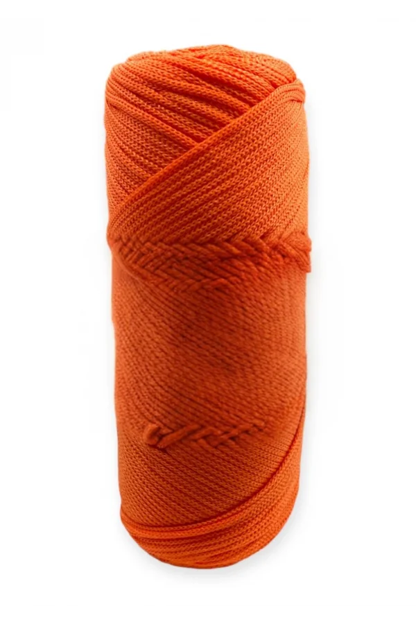Makrome İpi 3mm Polyester Turuncu Simli