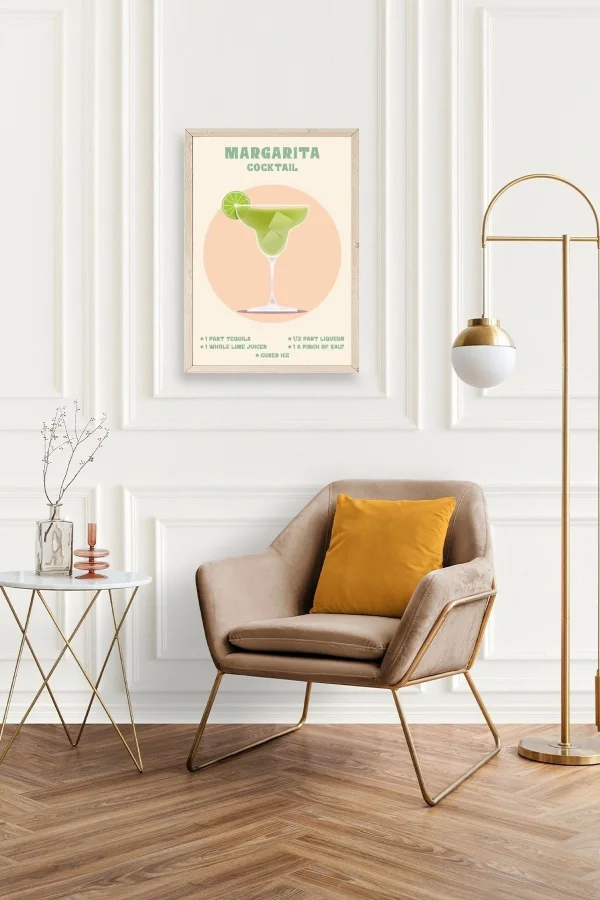 Margarita Ahşap Çerçeveli Tablo