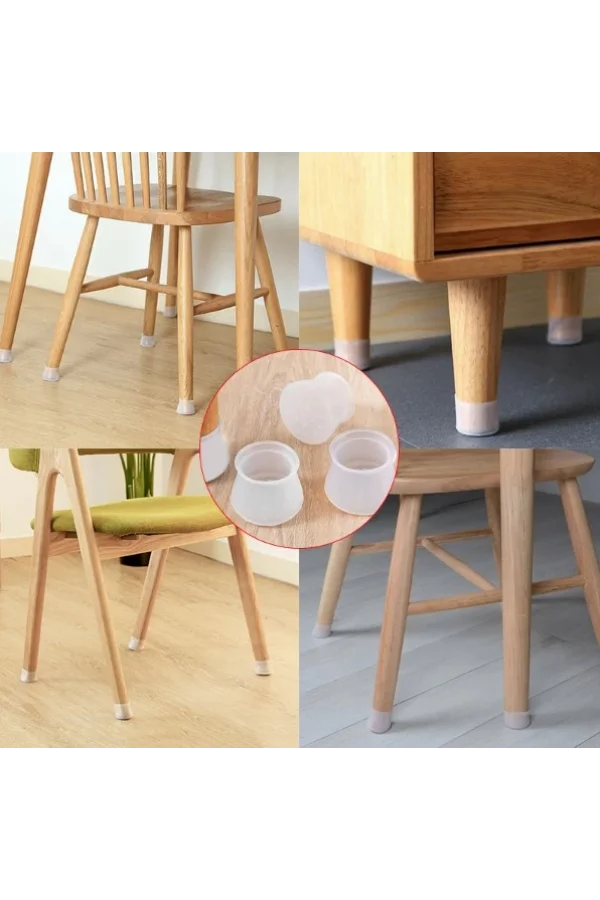 Masa Sandalye Ayak Koruyucu 12 Adet