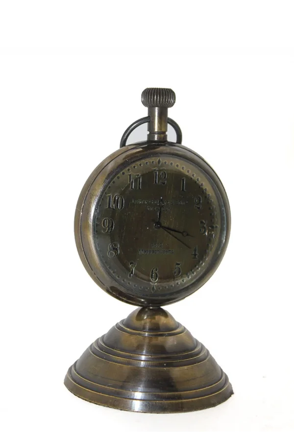 Masa Üstü Pirinç Saat Model 3