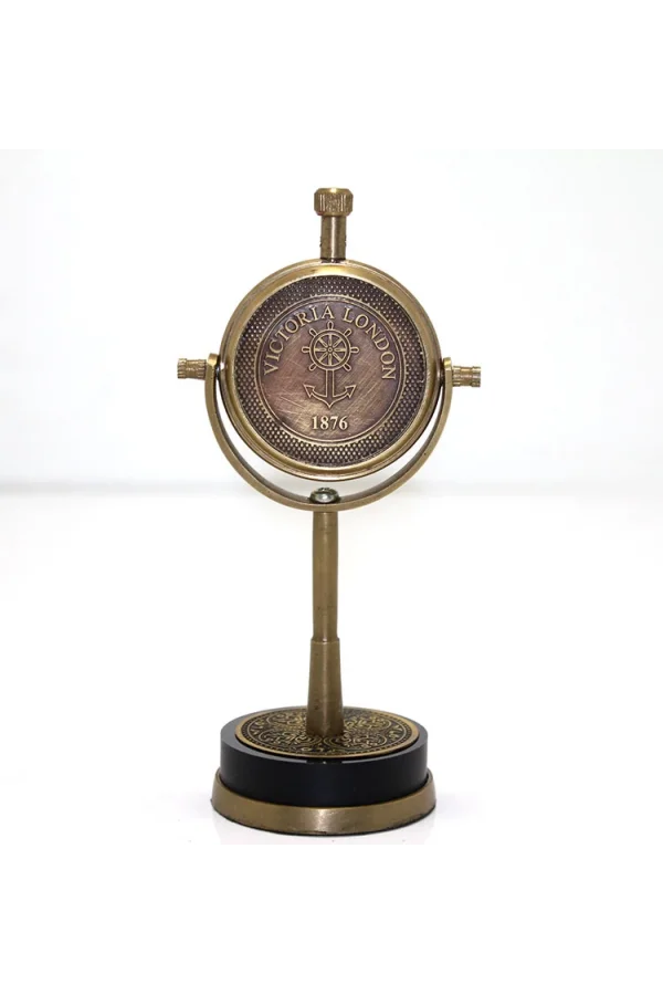 Masa Üstü Pirinç Saat Model 4