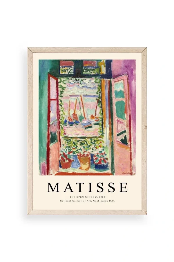 Matisse Ahşap Çerçeveli Tablo