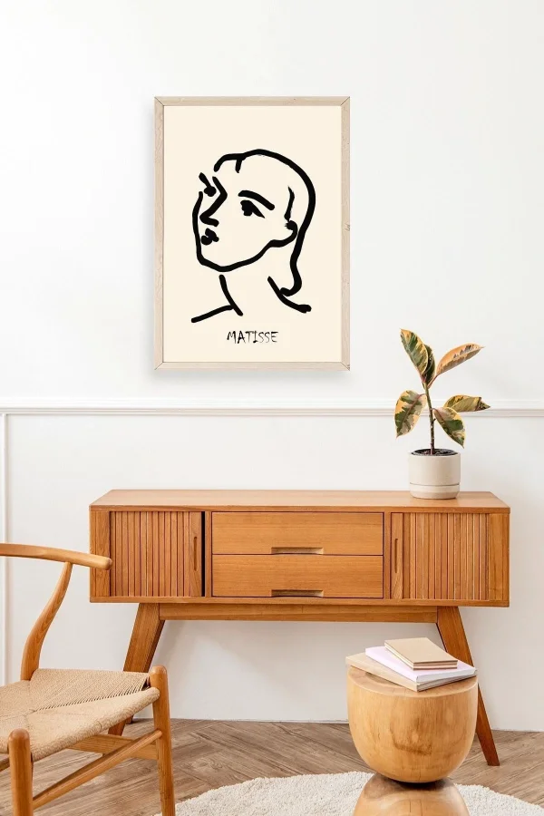 Matisse Ahşap Çerçeveli Tablo