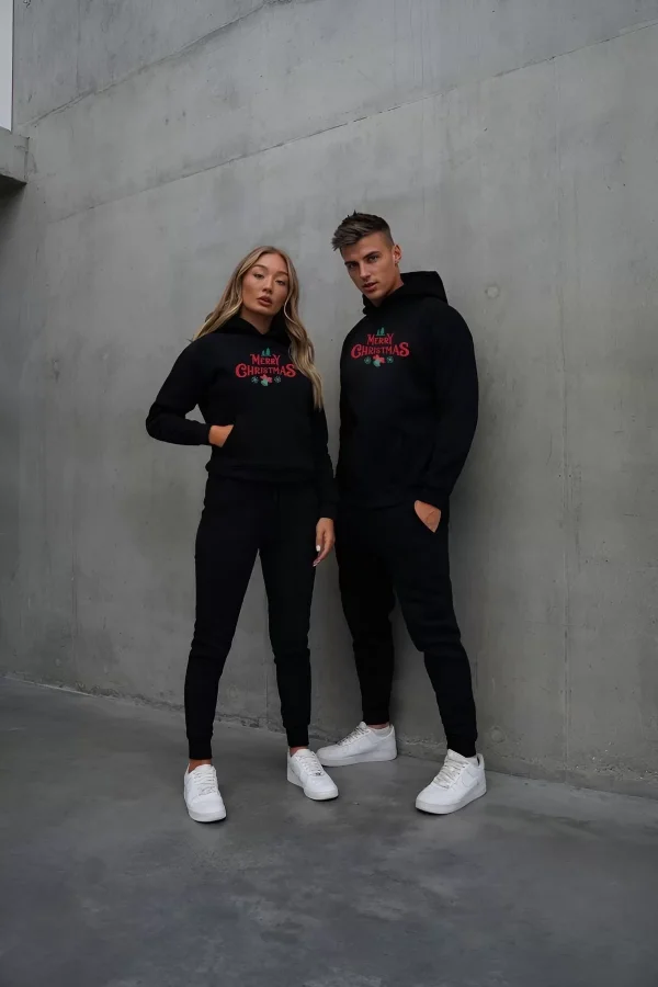 Merry Chrıstmas Sweatshirt & Hodie - Siyah