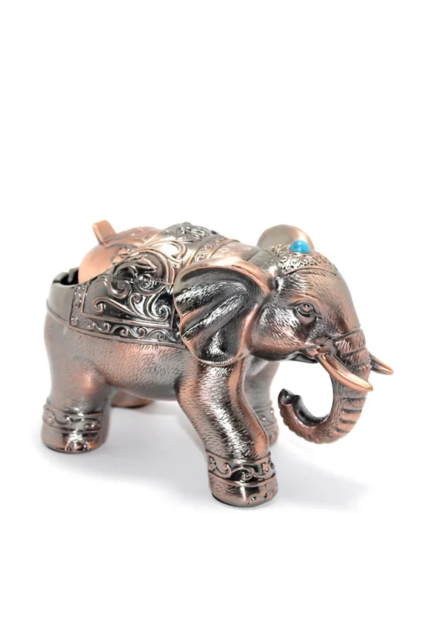 Metal Fil Figürlü Küllük Model 1