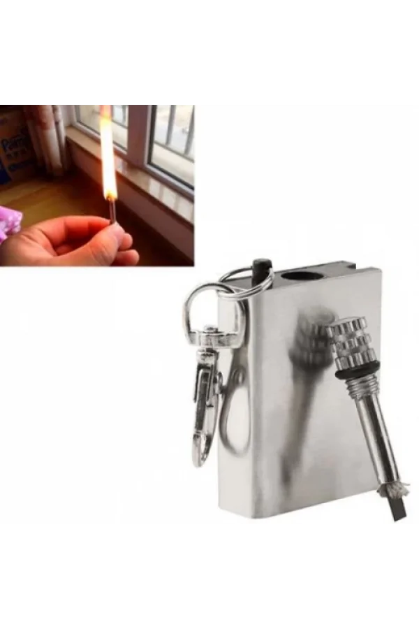 Metal Kibrit Anahtarlık
