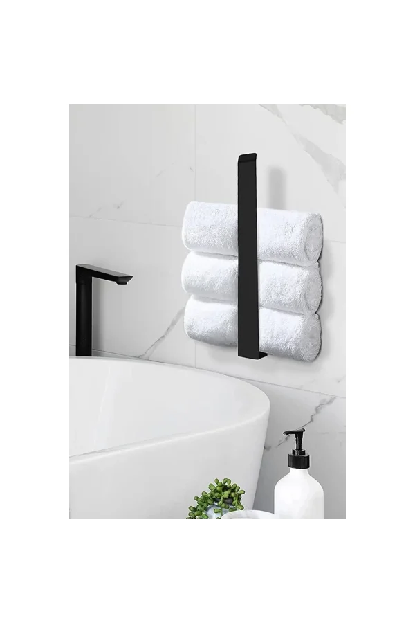 Metal Mat Siyah Havluluk