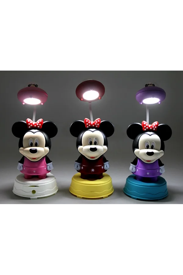 Mickey Mouse Masa Üstü Lamba USB Şarjlı Model 1