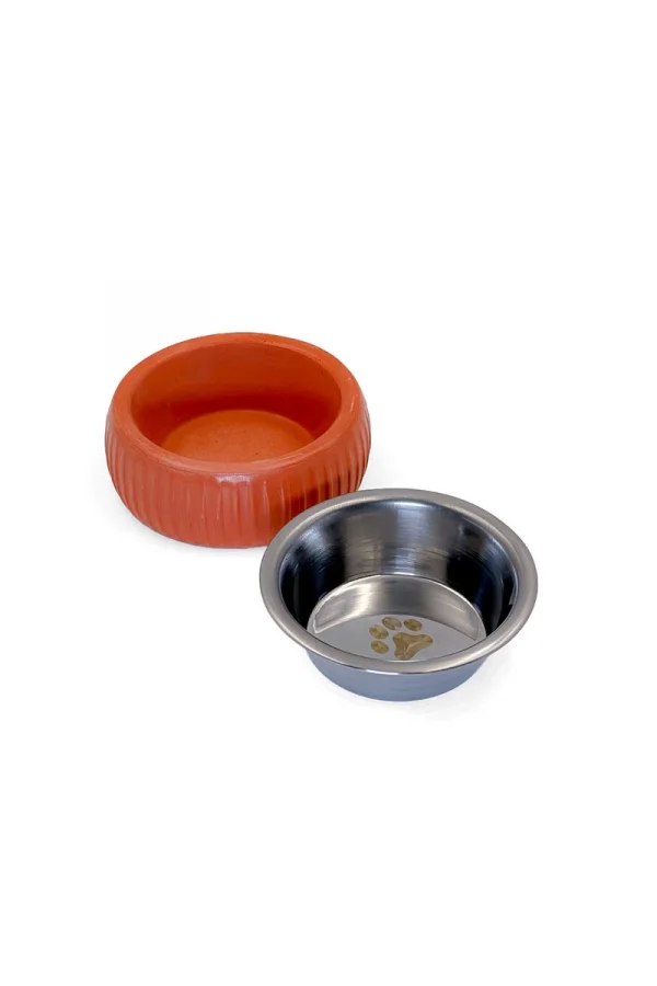 Mikopet Organik Seramik Mama Kabı Kiremit