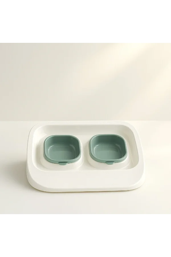Mikopet Yeşil 2si 1 Arada Mama Ve Su Kabı